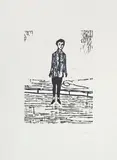 Frau mit weißer Jacke by Stephan Balkenhol, 2004, woodcut, offered Sep 2026