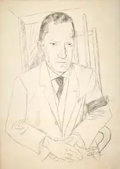 Bildnis Reinhard Piper by Max Beckmann, 1921, lithograph, sold Sep 2026