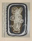 Bouquet des fleurs blanches by Georges Braque, 1962, color woodcut, sold Sep 2026