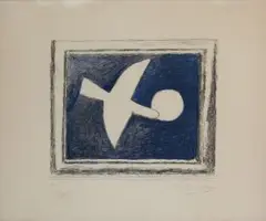 Astre et oiseau I by Georges Braque, 1958, color lithograph, offered Sep 2026