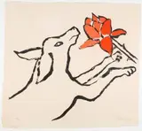 Ohne Titel (aus: The sacrilege of Alan Kent) by Alexander Calder, 1976, etching, offered Sep 2026