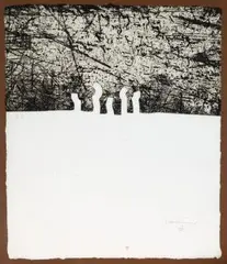 Zurt by Eduardo Chillida, 1990, etching, offered Sep 2026