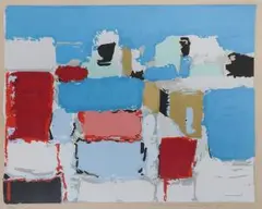 Méditerranée by Nicolas de Staël, 1952, screenprint, sold Sep 2026
