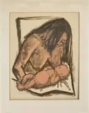 Mutter und Kind by Otto Dix, 1951, color lithograph, sold Sep 2026