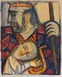 Saul und David by Otto Dix, 1958, color lithograph, sold Sep 2026