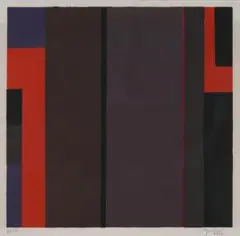 Scarlet Radiance by François Gillen, 1981, color lithograph, sold Sep 2026