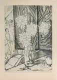 Weiße Dahlien by Erich Heckel, 1922, lithograph, offered Sep 2026