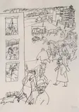 Menschen in der Straße by George Grosz, 1915, lithograph, sold Sep 2026