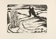 Winter in Angeln by Erich Heckel, 1954, lithograph, offered Sep 2026