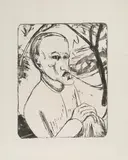 Bildnis M.H by Erich Heckel, 1920, lithograph, sold Sep 2026