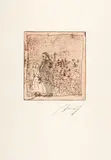 Stifter/Wagner by Alfred Hrdlicka, etching, offered Sep 2026