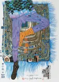 In Gamba by Friedensreich Hundertwasser, 1990, lithograph, sold Sep 2026
