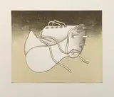 Die Pleite (Sportschuh) by Konrad Klapheck, 1968, color lithograph, sold Sep 2026