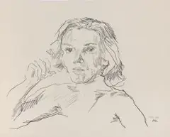Gitta 1953 / Kouros (zu: Bekenntnis zu Hellas) by Oskar Kokoschka, 1964, lithograph, offered Sep 2026