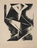 Tänzerin by Stanislaw Kubicki, 1918, linocut, sold Sep 2026