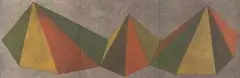 Piramidi by Sol LeWitt, 1986, color lithograph, sold Sep 2026