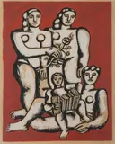 Femmes et enfants au l''accordéon by Fernand Léger, screenprint, offered Sep 2026