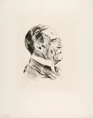 Wilhelm von Bode by Max Liebermann, 1915, drypoint, offered Sep 2026