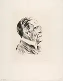 Wilhelm von Bode by Max Liebermann, 1915, drypoint, offered Sep 2026
