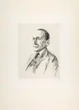 Portrait Max J by Max Liebermann, 1927, drypoint, offered Sep 2026