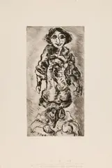 Marionette by Marwan, 1978, drypoint, sold Sep 2026