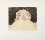 Im Bett by Marwan, 1972, color etching, sold Sep 2026
