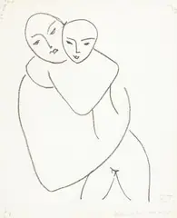 Vierge et Enfant by Henri Matisse, 1950, lithograph, sold Sep 2026