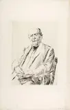 Bildnis Gerstenberg by Max Liebermann, 1920, drypoint, offered Sep 2026