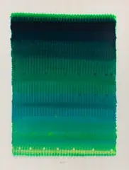 Mai (Aus: 12 Monate) by Heinz Mack, 1990, screenprint, sold Sep 2026