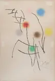 Aus: Miranda et La Spirale by Joan Miró, 1979, color etching, sold Sep 2026