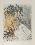 Gondoliere auf der Lagune/ Venezianischer Palast/ Venedig/ Stillleben mit Amphora/ Impression aus Venedig/ Akropolis by Max Peiffer Watenphul, lithograph, sold Sep 2026