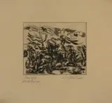 Verzweiflung III by Ludwig Meidner, 1914, drypoint, sold Sep 2026