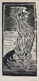 Ratte / Krähender Hahn by Otto Pankok, woodcut, offered Sep 2026