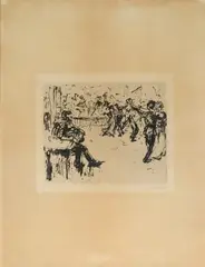 Tanz I by Emil Nolde, 1908, etching, offered Sep 2026