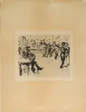 Tanz I by Emil Nolde, 1908, etching, offered Sep 2026