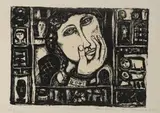 Schaut aus Fenstern by Georg Karl Pfahler, 1955, lithograph, offered Sep 2026