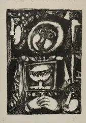 Bitterkelch by Georg Karl Pfahler, 1955, lithograph, offered Sep 2026