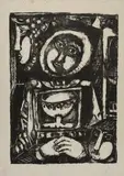 Bitterkelch by Georg Karl Pfahler, 1955, lithograph, offered Sep 2026
