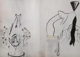 Ohne Titel (Blumentopf) by Sigmar Polke, 1985, offset lithograph, sold Sep 2026