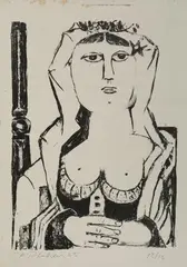 Rustika by Georg Karl Pfahler, 1955, lithograph, offered Sep 2026