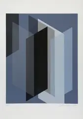 4 serigrafie di Xanti Schawinsky (Un maestro del bauhaus - Franco Solmi) by Xanti Schawinsky, screenprint, sold Sep 2026
