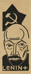 Lenin II by Franz Wilhelm Seiwert, 1924, linocut, offered Sep 2026