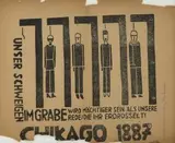 Chikago 1887 by Franz Wilhelm Seiwert, 1923, linocut, offered Sep 2026