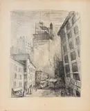 New York by Hans Robert Welti, lithograph, offered Sep 2026