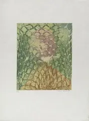 Aus: Samuel Beckett - Aus einem aufgegebenen Werk by Max Ernst, 1967, color etching, sold Sep 2026