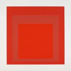 SP V by Josef Albers, 1967, screenprint, sold Sep 2026