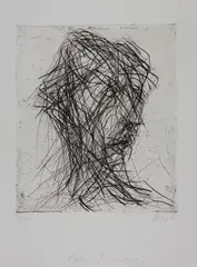 Kopf C.S by Max Uhlig, etching, sold Sep 2026