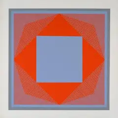 Ohne Titel by Richard Anuszkiewicz, screenprint, offered Sep 2026