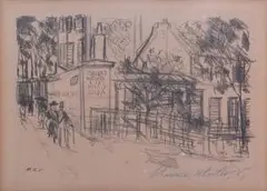 Le Cabaret du Lapin Agile by Maurice Utrillo, 1924, lithograph, sold Sep 2026