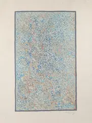 Timeless world by Mark Tobey, 1974, screenprint, sold Sep 2026